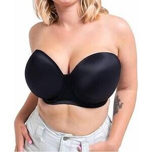 NEW CURVY KATE smoothie moulded strapless multiway bra in black